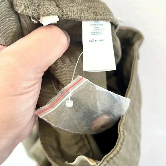Marine Layer Military Olive Green Maya Utility Carpenter Crop Pants Size 4, NWOT - Picture 10 of 10